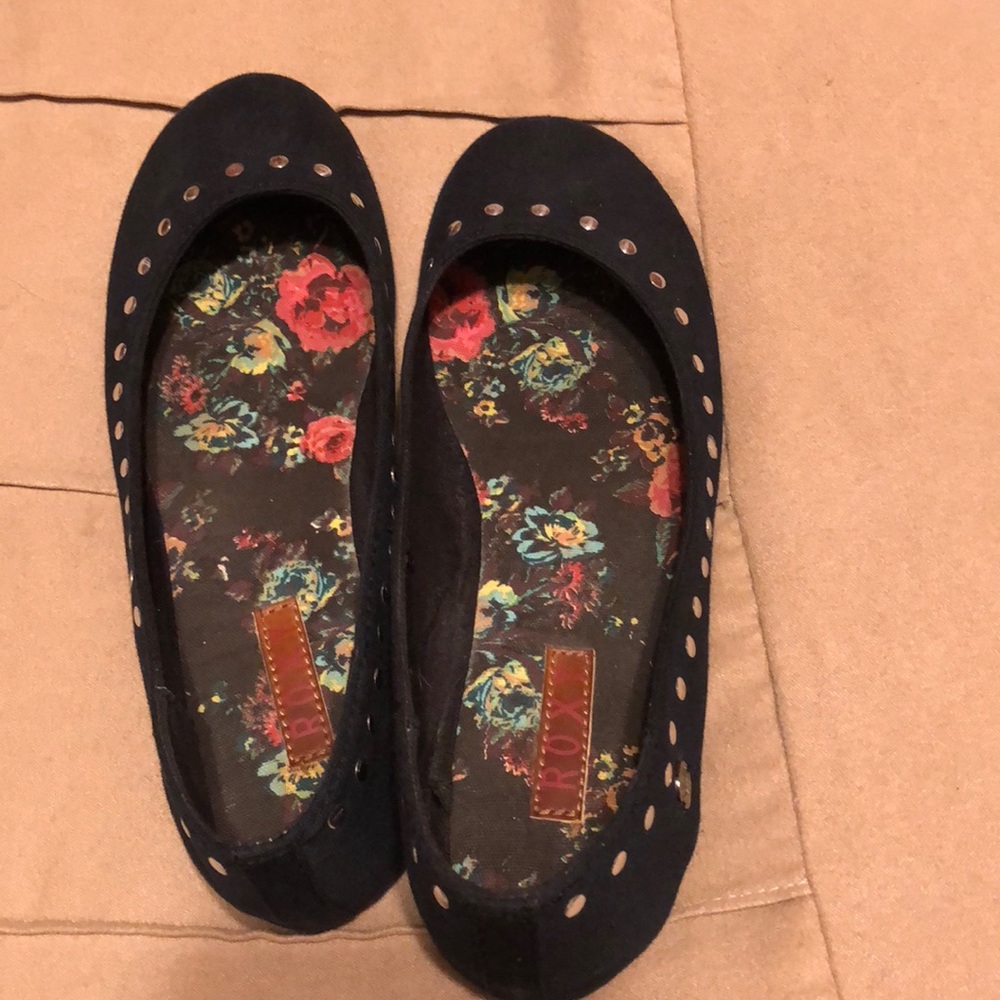 Black Roxy  ballet flats